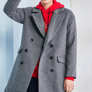 Semir 森马 17017101003 男士羊毛混纺大衣