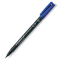 STAEDTLER 施德楼 德国施德楼（STAEDTLER）记号笔速干油性笔光盘笔0.4mm 蓝色 单支装S313-3