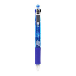 ZEBRA 斑马牌 日本斑马牌 (ZEBRA)四色圆珠笔带自动铅笔（四色圆珠笔+铅笔） 0.7mm子弹头按动多功能多色笔 B4SA1 蓝色杆
