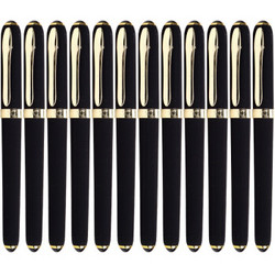 BAOKE 宝克 PC2308  黑色大容量中性笔 1.0mm 12支 *4件