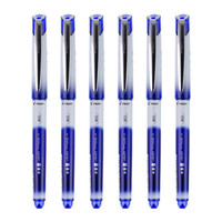 PILOT 百乐 日本百乐(PILOT)BLN-VBG5子弹头中性笔防滑签字笔水笔 蓝色 0.5mm 6支装