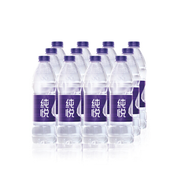 纯悦chunyue 包装饮用水 可口可乐钻石品质 550ml*12瓶整箱装 (新老