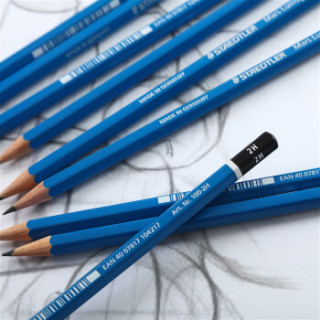 商品staedtler 施德楼 素描铅笔 蓝色 2h 12支装