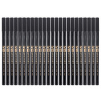 Genvana 金万年 LIUXIN896 通用耐水性笔芯 黑色 24支装/盒 (黑色、24支、0.5mm)