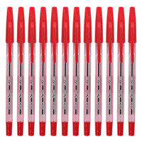 PILOT 百乐 BP-S-F 宝珠笔 (红色、0.7mm、12支装)