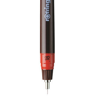 rOtring 红环 补充墨水式针笔 (棕色、单支装、0.18mm)
