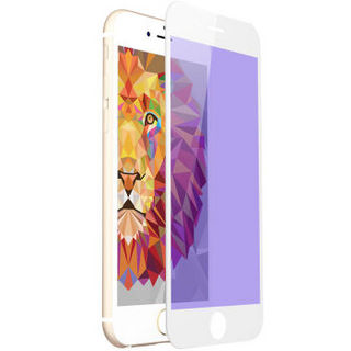 依斯卡(ESK) iPhone6/6S钢化膜 苹果6/6S玻璃膜 3D曲面抗蓝光全屏高清防爆手机保护贴膜 升级版 JM114-白色