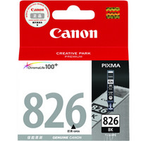 Canon 佳能 CLI-826BK 黑色墨盒(适用MX898、MG6280、iP4980、iX6580)