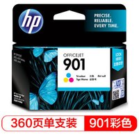 惠普(HP)CC656AA 901号彩色墨盒(适用HP Officejet J4580 J4660 4500)
