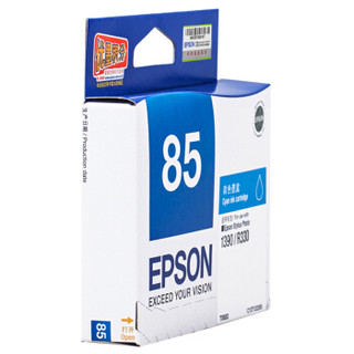 EPSON 爱普生 T0852 (T1222) 青色墨盒 C13T122280（适用PHOTO 1390 R330）