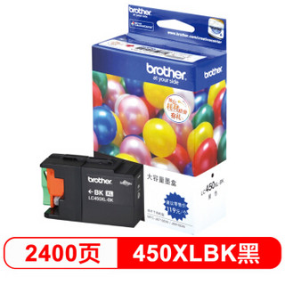 兄弟(brother)LC450XL-BK黑色墨盒（适用于：MFC-J6710DW、J5910DW、J6910DW ）