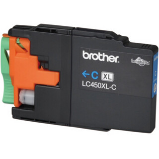 兄弟(brother)LC450XL-C青色墨盒（适用于：MFC-J6710DW、J5910DW、J6910DW ）