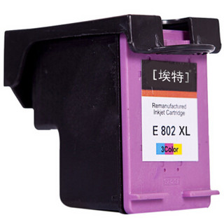 埃特（elite_value）E 802 大容量 彩色墨盒 (适用惠普 Deskjet1050/2050/1000/2000/1010/1510)