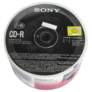 SONY 索尼 7035958 刻录盘 48速 700MB 50片 (50片装、CD-R)