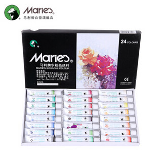 Marie's 马利 Marie’s 马利 7324L 水粉颜料 24色 12ml