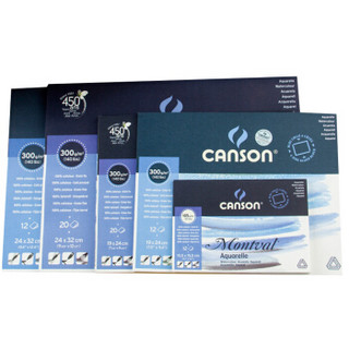CANSON 康颂 4087734 梦法儿系列 水彩本 300g 240x320mm 12张