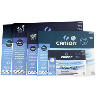 CANSON 康颂 3656825 梦法儿系列水彩本 300g 190x240mm 12张