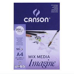 CANSON 康颂 Imagine绘画本 200g/A4(210X297mm) 50 张/本 *3件