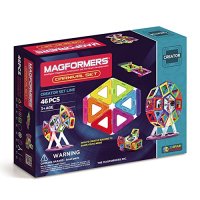 MAGFORMERS 麦格弗 63074 儿童益智玩具磁力片 嘉年华套组 46片装