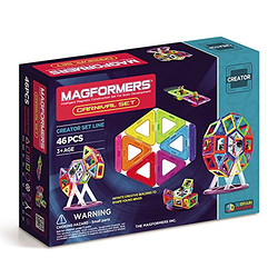 MAGFORMERS 麦格弗 63074 儿童益智玩具磁力片 嘉年华套组 46片装 