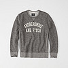 Abercrombie & Fitch 204388 男士logo印花卫衣