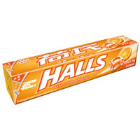 HALLS 荷氏 薄荷糖 (34g、香橙味)