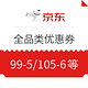 京东全品类优惠券、支付券、白条券