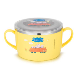 (TAFUCO)儿童餐具 韩国进口小猪佩奇辅食碗婴