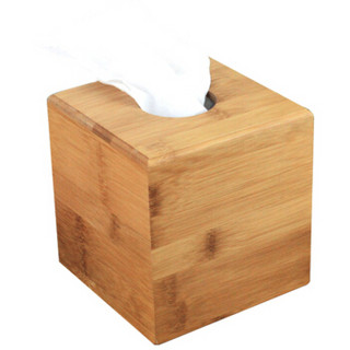 唐宗筷 C6529 方形环保竹质纸巾盒
