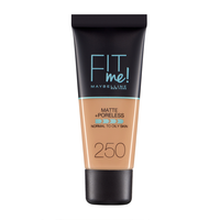 MAYBELLINE 美宝莲 FIT ME系列定制柔雾粉底液 #250Sun Beige 欧版 30ml