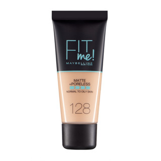 MAYBELLINE 美宝莲 FIT ME系列定制柔雾粉底液 #128Warm Nude 欧版 30ml