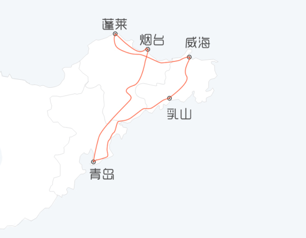 经典半岛游!全国多地-青岛+威海+烟台+蓬莱5天4晚跟团游