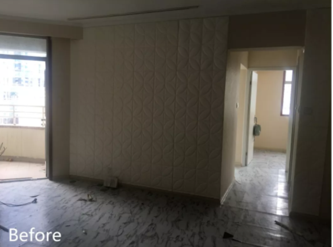 巧用「莫兰迪」色,90㎡破旧老屋变身,性感又慵懒的时髦公寓!