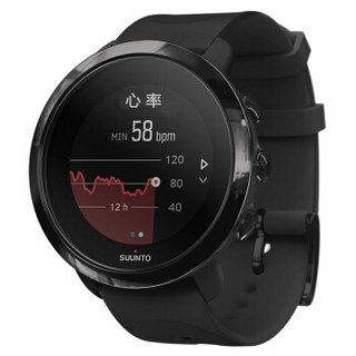 SUUNTO 颂拓 SUUNTO 3 FITNESS 智能手表 黑色