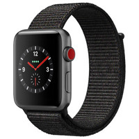 Apple/苹果 MRQJ2CH/A GPS+蜂窝网络 智能手表+黑色回环式运动表带