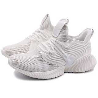 adidas 阿迪达斯 Alpha Bounce Instinct cc 男士跑鞋 D97278 纯白 42