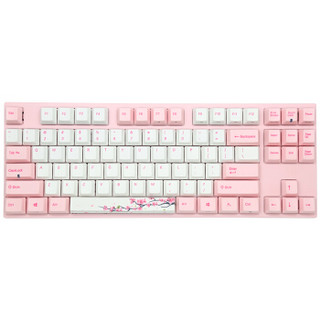 Varmilo 阿米洛 VA87M 粉灯樱花 机械键盘 (Cherry白轴)