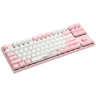 Varmilo 阿米洛 VA87M 粉灯樱花 机械键盘 (Cherry白轴)