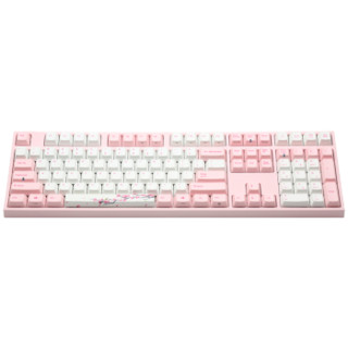 Varmilo 阿米洛 VA108M 粉灯樱花 机械键盘 (Cherry静音红轴)