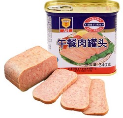 MALING 梅林B2 上海梅林 经典午餐肉罐头（不含鸡肉） 340g 中华