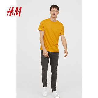 款H&M 0659422 男士休闲裤 (牛仔蓝、33)