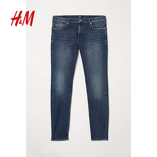款H&M 0659422 男士休闲裤 (黑色水洗、28)