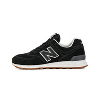  new balance ML574 男士休闲跑鞋 (纯黑色、46.5)