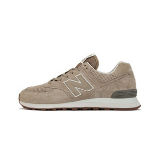  new balance ML574 男士休闲跑鞋 (麻色、40)