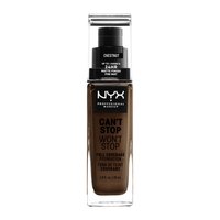NYX 从不停止24小时持妆粉底液 30ml Chestnut