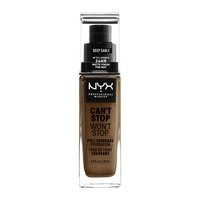 NYX 从不停止24小时持妆粉底液 30ml Deep Sable