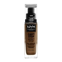NYX 从不停止24小时持妆粉底液 30ml Sienna