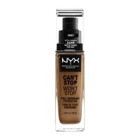 NYX 从不停止24小时持妆粉底液 30ml Honey