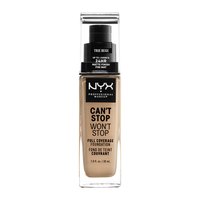 NYX 从不停止24小时持妆粉底液 30ml True Beige