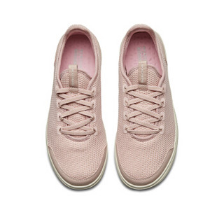Skechers斯凯奇女鞋新款简约低帮健步鞋 网面休闲运动鞋 15596 浅粉色/LTPK 37